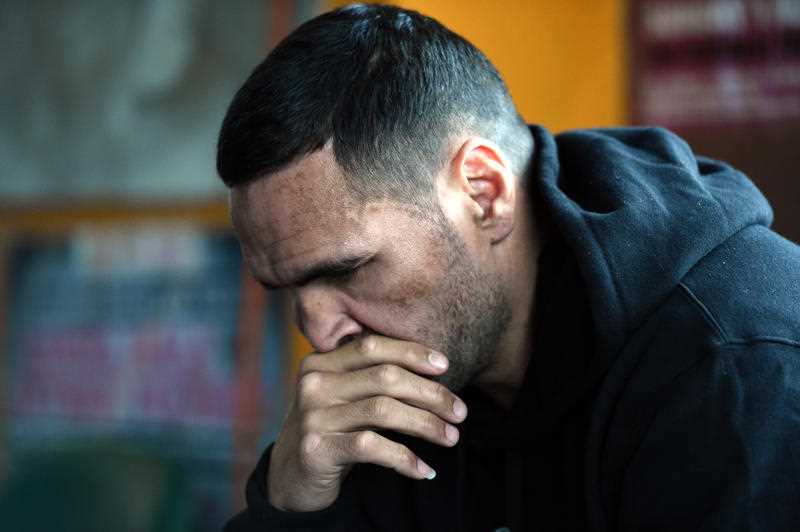 Boxer Anthony Mundine before a press conference at his Redfern gym in Sydney, Friday, Sept. 30, 2016. Mundine says he's considering a future in politics after calling for a boycott of the Australian national anthem at this weekend's AFL and NRL grand finals. Boxer Anthony Mundine before a press conference at his Redfern gym in Sydney, Friday, Sept. 30, 2016. Mundine says he's considering a future in politics after calling for a boycott of the Australian national anthem at this weekend's AFL and NRL grand finals.