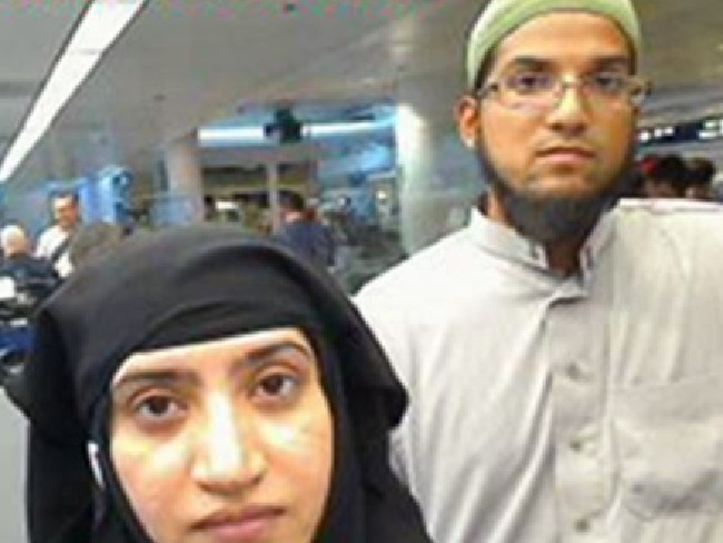 US shooter Syed Rizwan, who is of Pakistani descent and wife Tashfeen Malik, who grew up in Saudi Arabia, were responsible for the San Bernardino massacre. US shooter Syed Rizwan, who is of Pakistani descent and wife Tashfeen Malik, who grew up in Saudi Arabia, were responsible for the San Bernardino massacre.