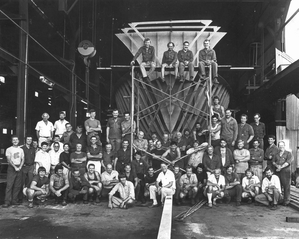 Bundaberg Foundry staff in 1978. Photo: Contributed Bundaberg Foundry staff in 1978. Photo: Contributed
