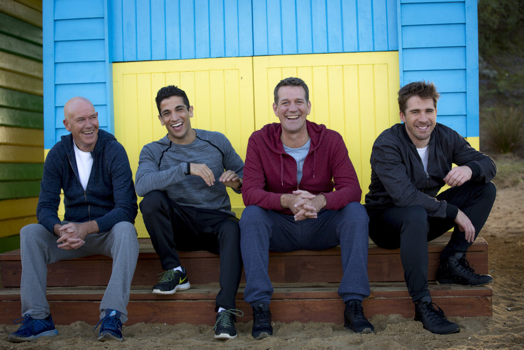 Gary Sweet, Firass Dirani, Rhys Muldoon and Hugh Sheridan star in season five of House Husbands. Gary Sweet, Firass Dirani, Rhys Muldoon and Hugh Sheridan star in season five of House Husbands.