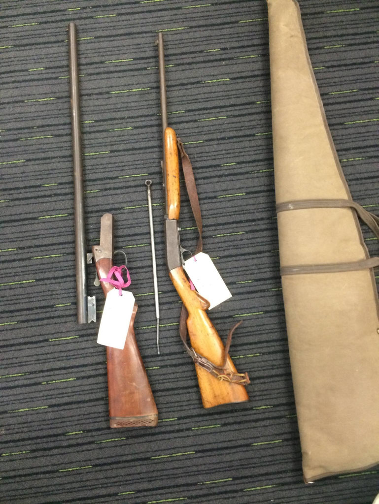 Guns seized from Strike Force Stanlea carried out by Coffs Clarence Local Area Command. Guns seized from Strike Force Stanlea carried out by Coffs Clarence Local Area Command.