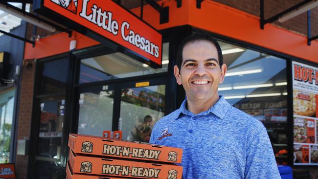 Ernie Koury, Director and owner of Little Caesars, Australia, hopes to open 400 stores across the country. Ernie Koury, Director and owner of Little Caesars, Australia, hopes to open 400 stores across the country.