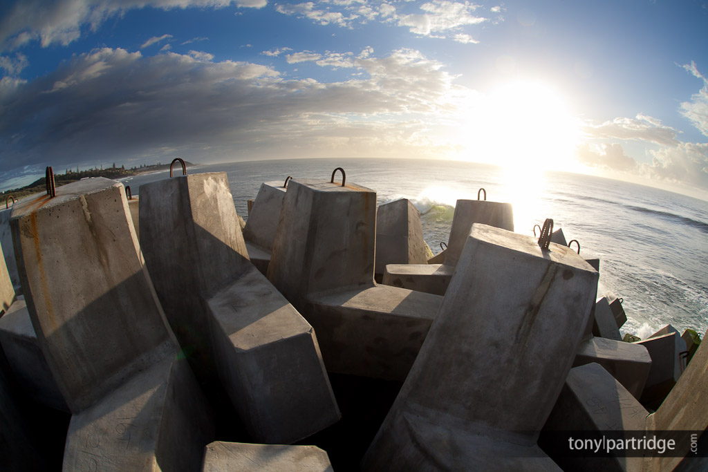 Blocks on North Wall, Ballina, taken by Tony Partridge. Blocks on North Wall, Ballina, taken by Tony Partridge.
