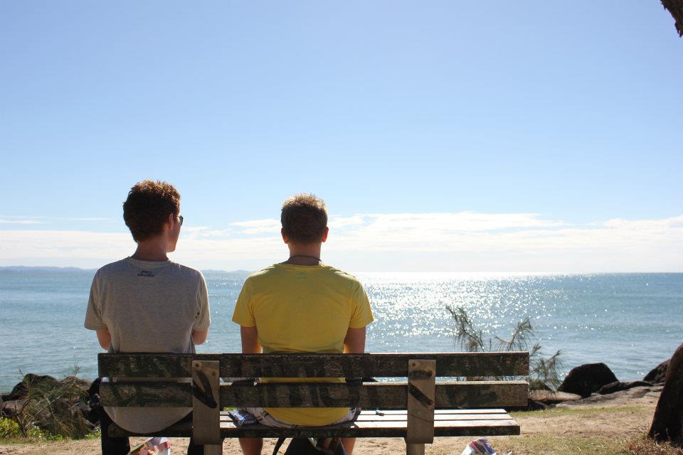 Me and my friend in Byron Bay