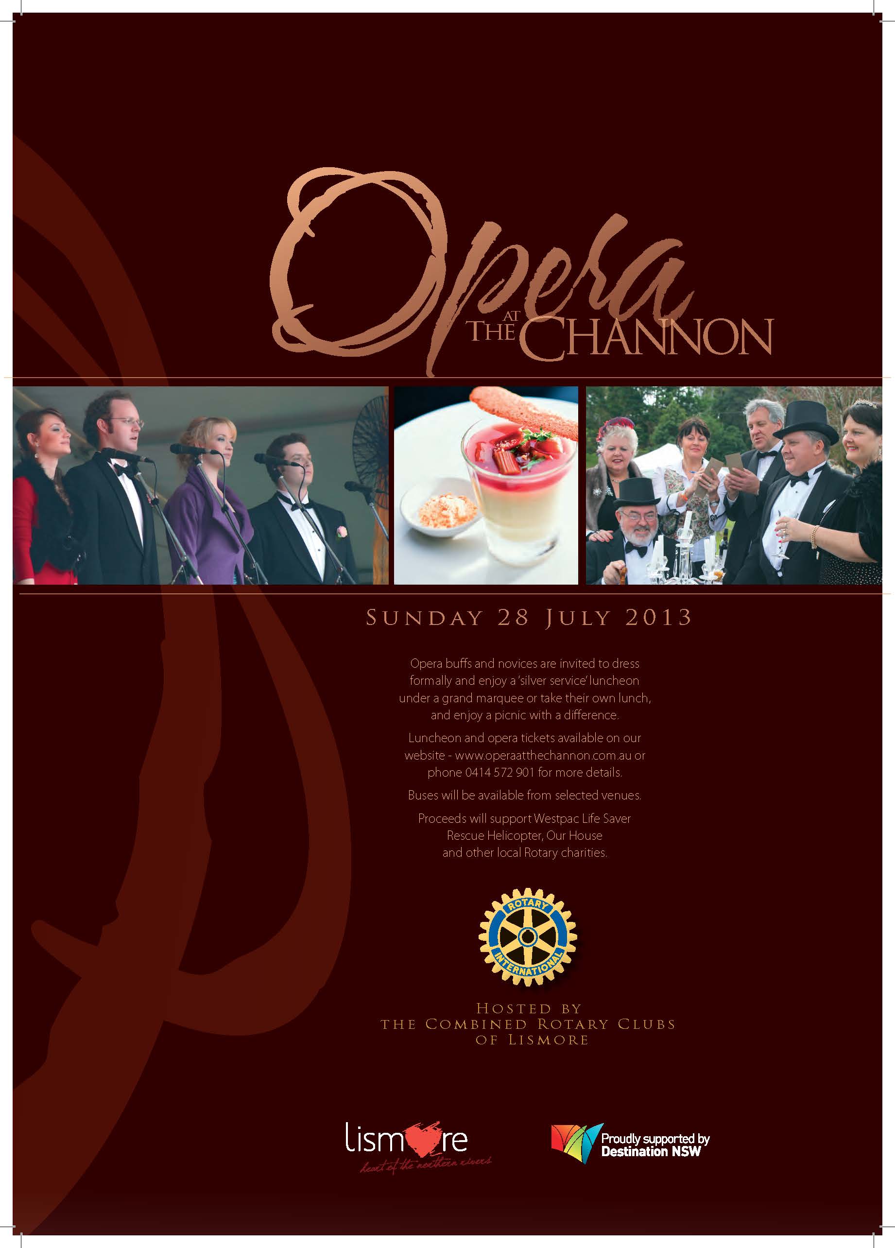 Tickets are NOW on sale for Opera At The Channon Tickets are NOW on sale for Opera At The Channon