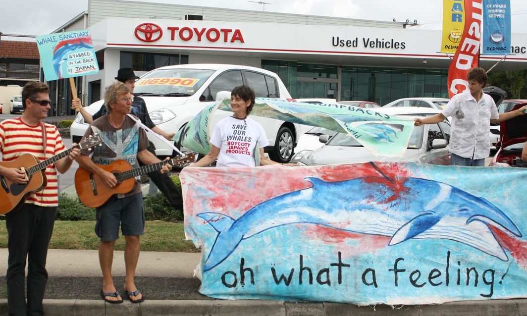 Oh what a feeling, an end to whaling Oh what a feeling, an end to whaling