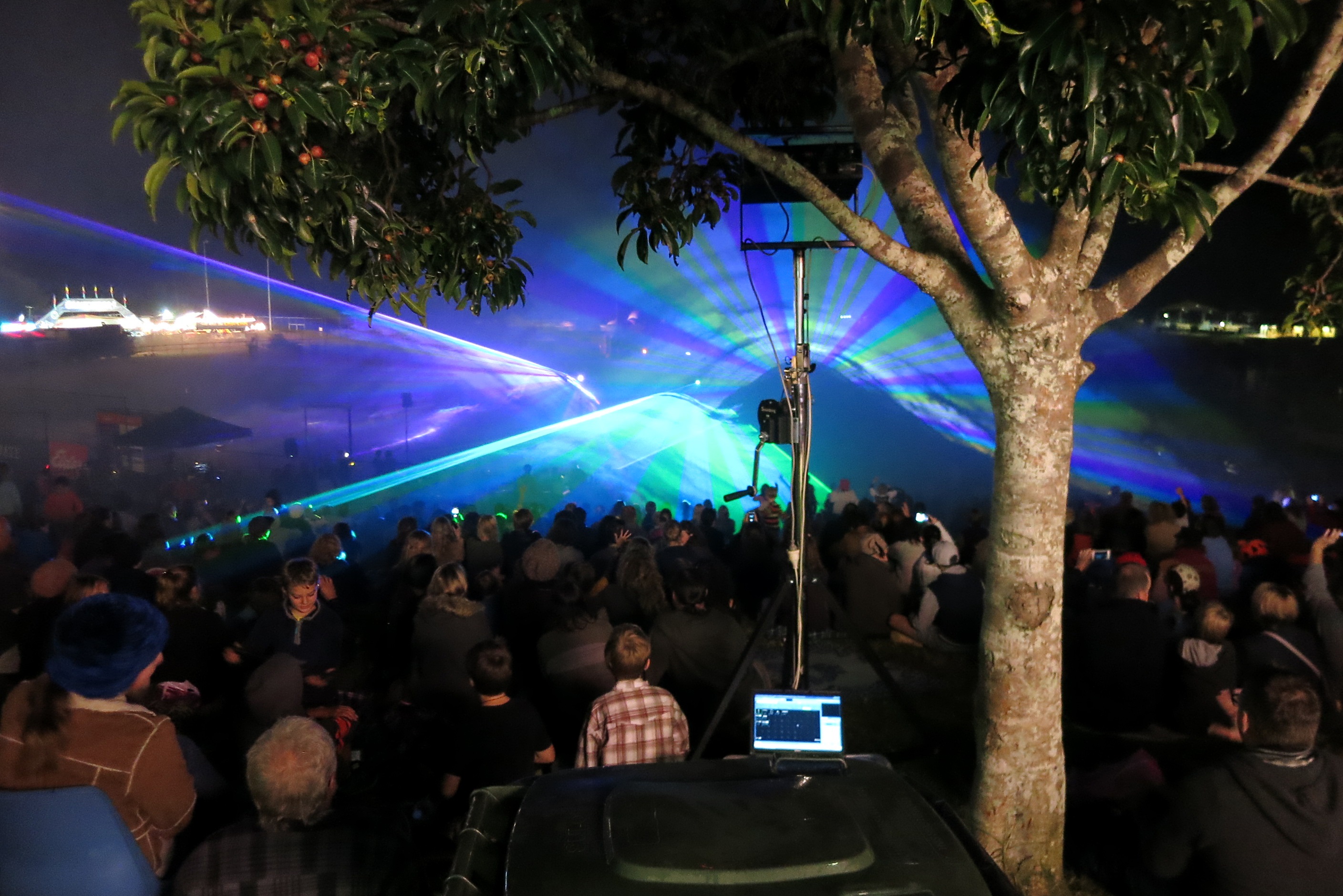 Laser Light Show at Maleny Show