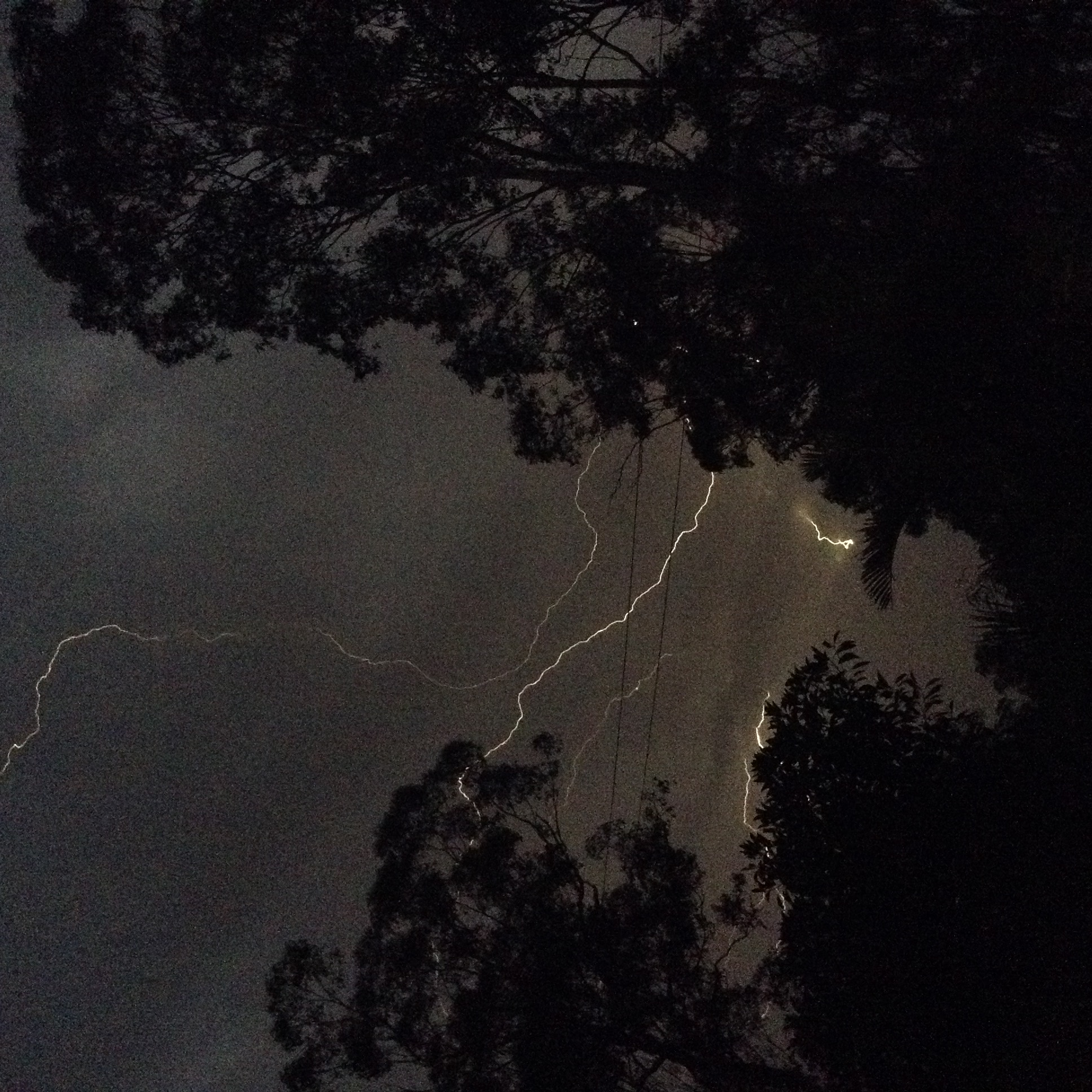 lighting over Gin Gin tonight 