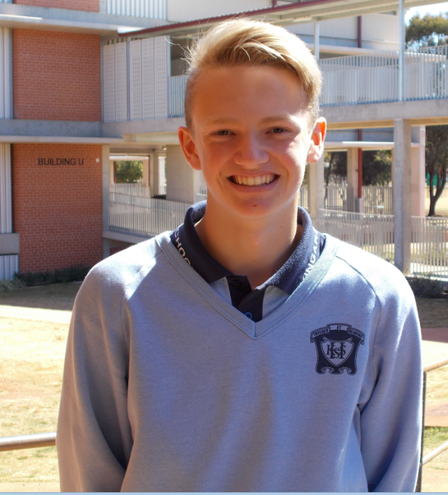 Year 11 KSHS student Callum Tucker, who'll head to the National Youth Science Forum in Canberra early next year.