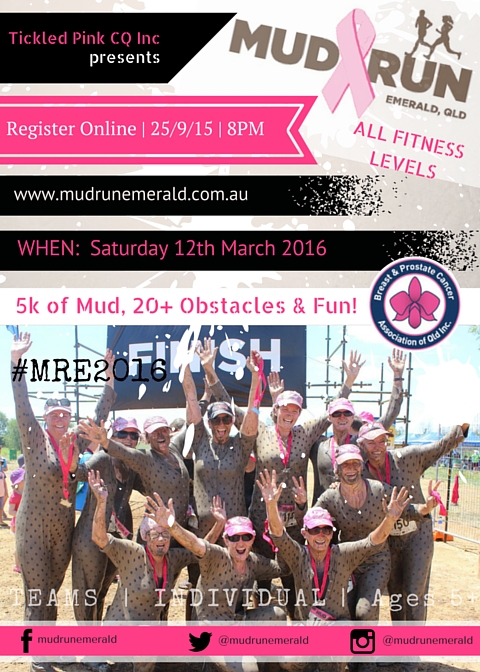 Get your Team together for Mud Run Emerald