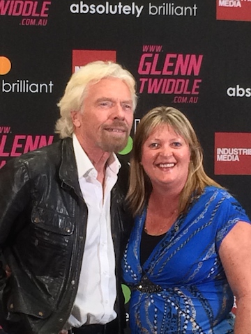 Local Conversion Strategist & Business Coach Jeanette Nugent Meets Sir Richard Branson