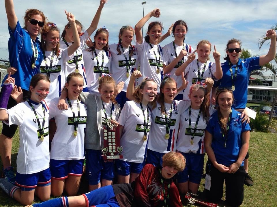 under 14 girls 2015 champions 3rd year in a row