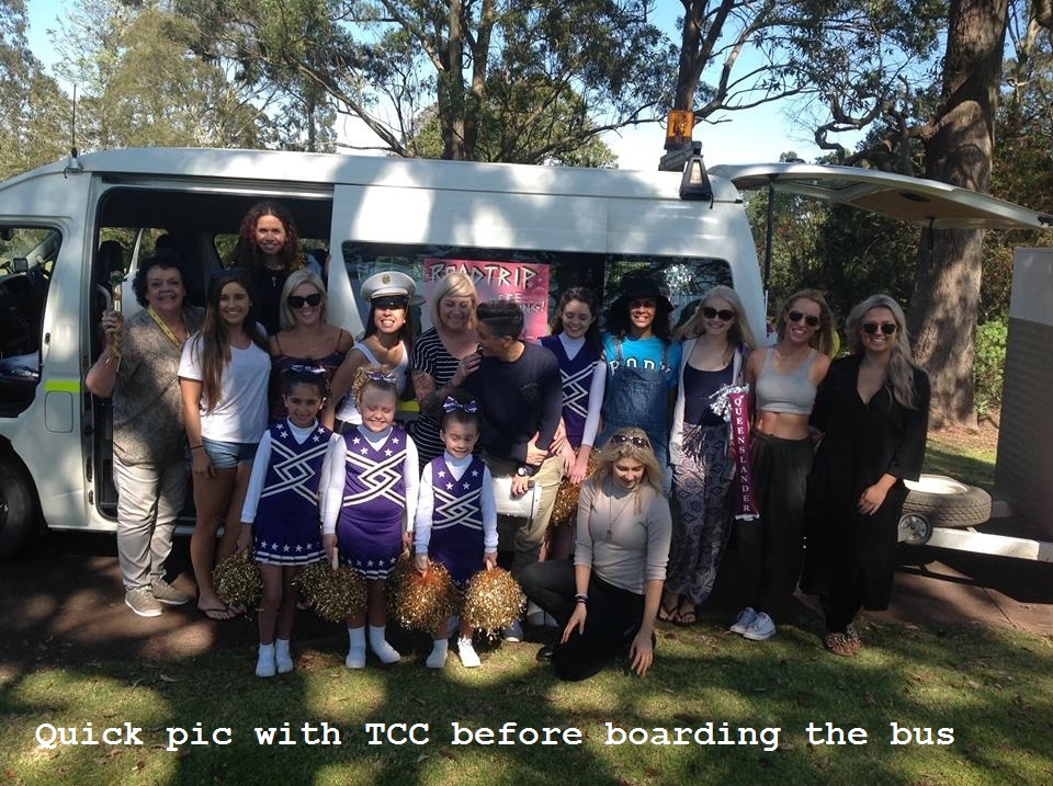 Broncos Cheerleaders kept soldering on after leaving Toowoomba  Saturday morning