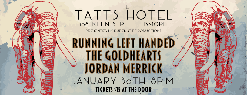 The first of many. Ruffnutt Productions will be showcasing local and interstate talent at the Tatts Hotel over the coming months. The first of many. Ruffnutt Productions will be showcasing local and interstate talent at the Tatts Hotel over the coming months.