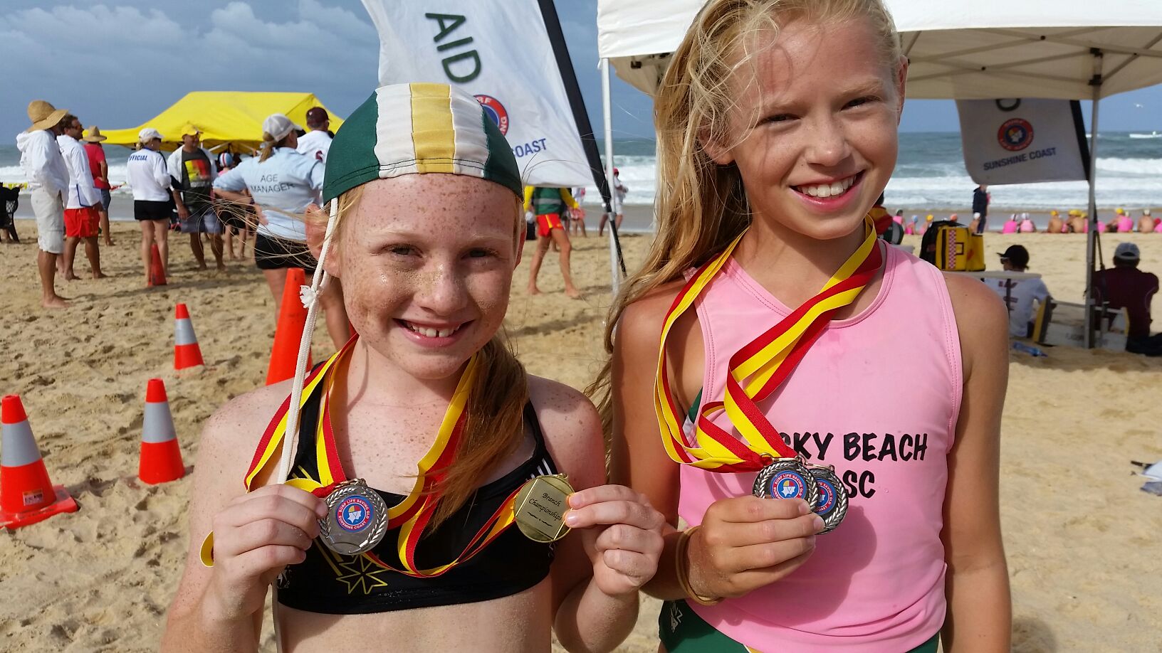 Scarlet and Ashley shine in nippers championships Sunshine Coast Daily