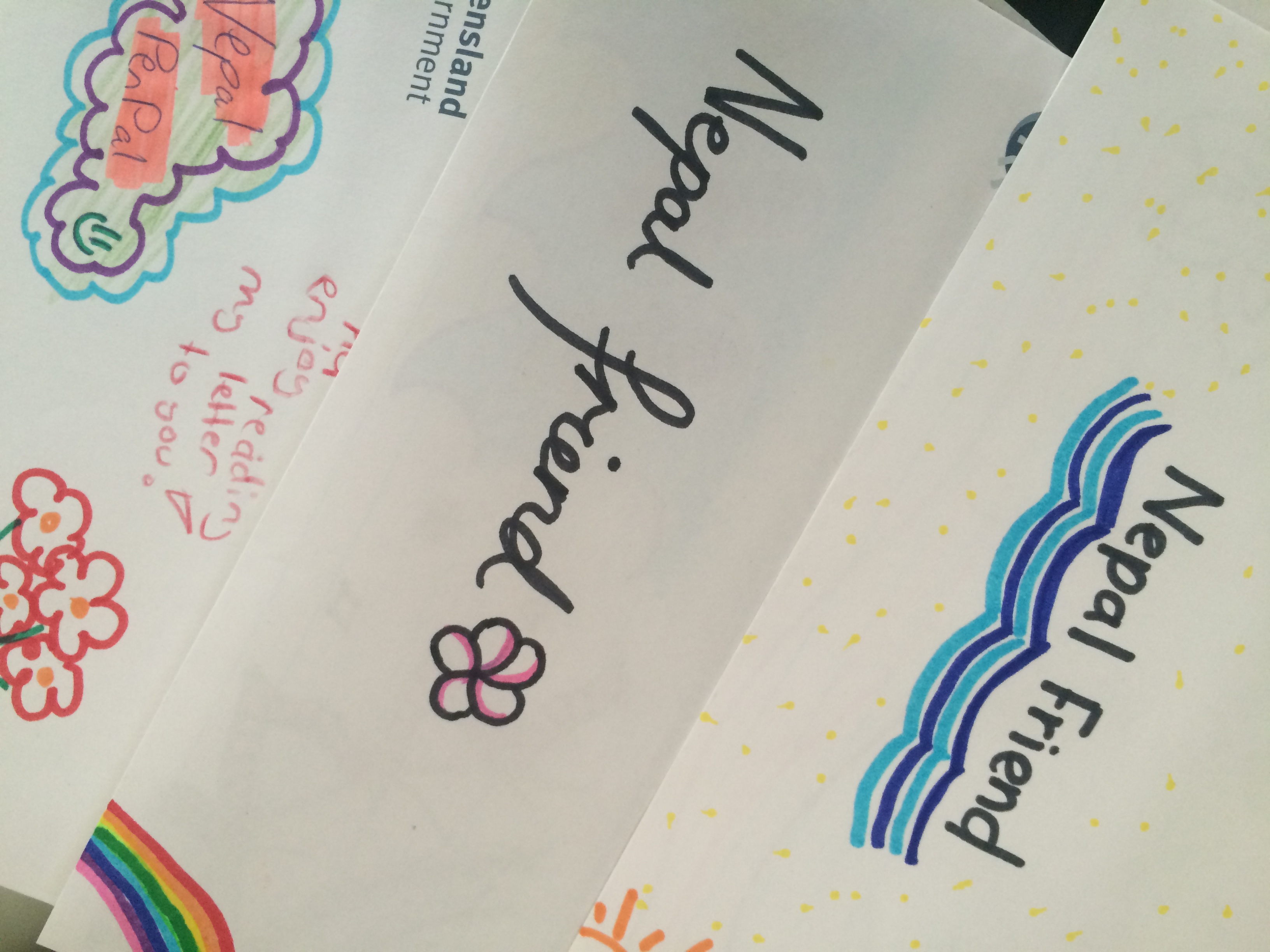 Noosa High students exchange letters with Nepal