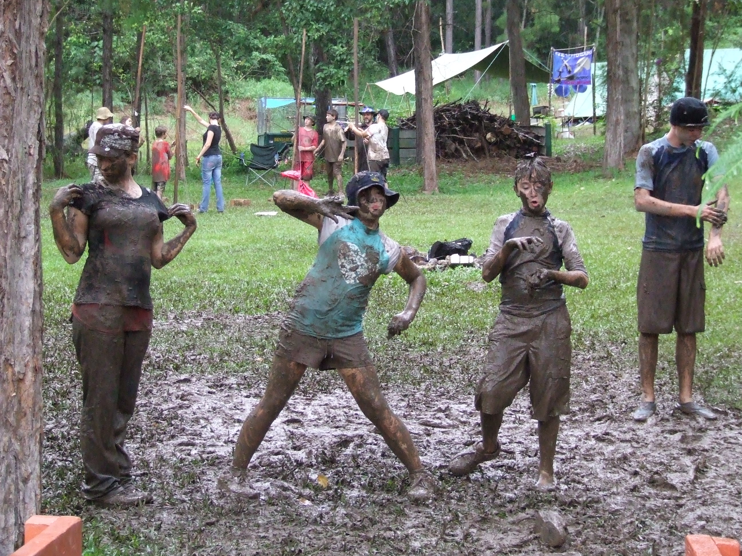 Scouts having muddy fun! Scouts having muddy fun!