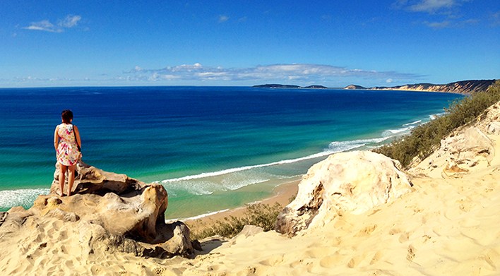 Have you visited the colourful sands of the Rainbow Beach lately? Have you visited the colourful sands of the Rainbow Beach lately?